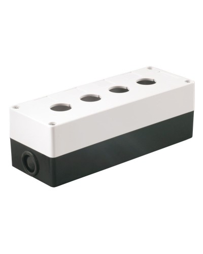 Корпус КП104 для кнопок 4 места белый (BKP10-4-K01). Корпус для кнопочных постов. IEK в Махачкале