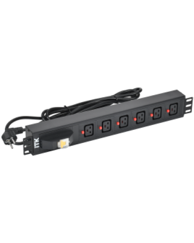 PH21-06C19-11. Блок розеток 19”. ITK в Махачкале