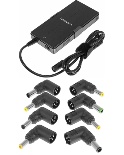 Блок питания Ippon S65U автоматический 65W 15V-19.5V 11-connectors 3.5A 1xUSB 2.1A, LED индикатор (651781). Блок питания. Ippon в Махачкале