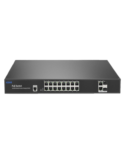 KN-SW1602SFP/M2. Коммутатор с питанием по PoE. KENO в Махачкале