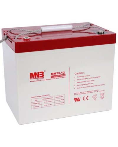 MNB MM 75-12. Аккумулятор герметичный свинцово-кислотный. MNB в Махачкале