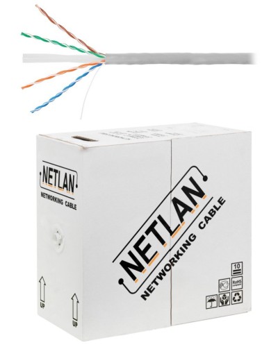 U/UTP 4pair, Cat6, Solid, In, PVC (EC-UU004-6-PVC-GY). Кабель «витая пара» (LAN) для структурированных систем связи. NETLAN в Махачкале
