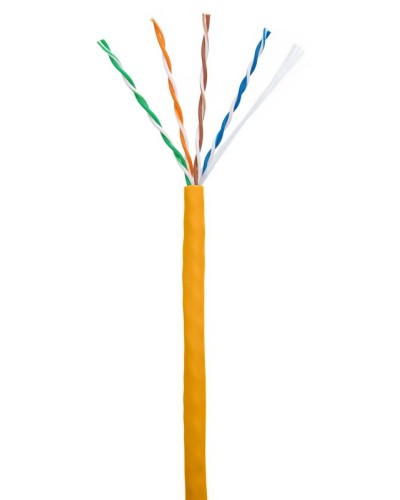 U/UTP 4pair, Cat5e, In, LSZH (EC-UU004-5E-LSZH-OR). Кабель «витая пара» (LAN) для структурированных систем связи. NETLAN в Махачкале
