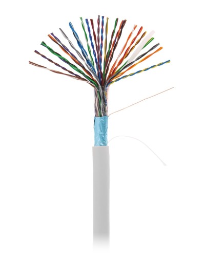 F/UTP 25pair, Cat5, In, PVC (EC-UF025-5-PVC-GY-3). Кабель «витая пара» (LAN) для структурированных систем связи. NETLAN в Махачкале