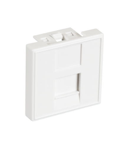 EC-IMF-1-WT-10 (10шт). Вставка 45x45 (Mosaic) для 1 модуля Keystone Jack. NETLAN в Махачкале