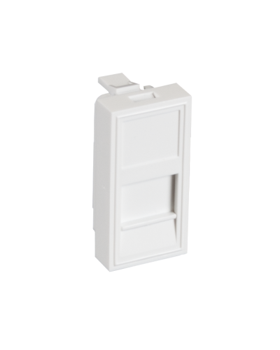EC-IMH-1-WT-10 (10шт). Вставка 45x45 (Mosaic) для 1 модуля Keystone Jack. NETLAN в Махачкале