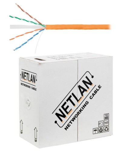 U/UTP 4pair, Cat6, Solid, In, LSZH (EC-UU004-6-LSZH-OR). Кабель «витая пара» (LAN) для структурированных систем связи. NETLAN в Махачкале