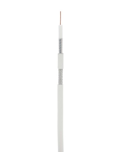 RG-6 CCS, In, PVC (EC-C2-32123A-WT-1). Кабель коаксиальный омедненный. NETLAN в Махачкале