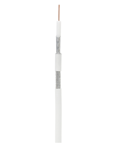 RG-6 CCS, In, PVC (UEC-C2-32123A-WT-1). Кабель коаксиальный омедненный. NETLAN в Махачкале