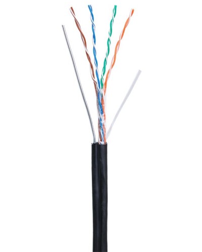 U/UTP 4pair, Cat5e, Out, Sw, PE (EC-UU004-5E-PE-SW-BK). Кабель «витая пара» (LAN) для структурированных систем связи. NETLAN в Махачкале