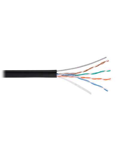 U/UTP 4pair, Cat5e, Solid, Out, SW, PVC (NMC 4805B-BK). Кабель «витая пара» (LAN) для структурированных систем связи. NIKOMAX в Махачкале