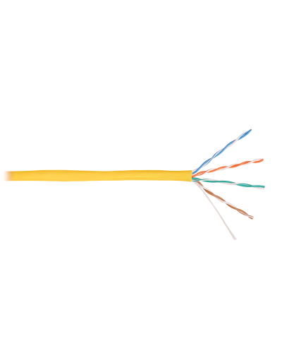 U/UTP 4pair, Cat5e, Solid, In, нг(А)-HF (NMC 9100C-YL). Кабель «витая пара» (LAN) для структурированных систем связи. NIKOMAX в Махачкале