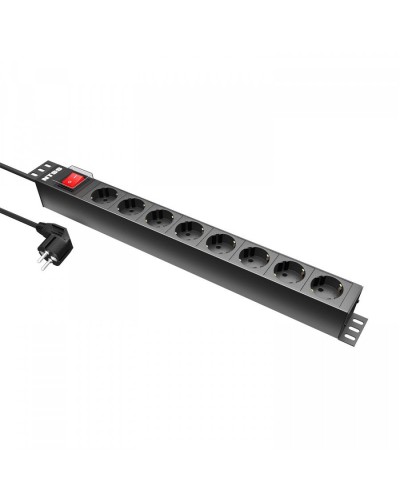 NTSS-PDU-DA2034 гор.размещ. 8xSchuko базовые 16A Schuko 1.8м. Блок розеток 19. NTSS в Махачкале