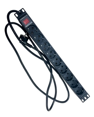 NTSS-PDU-DA2036 гор.размещ. 9xSchuko базовые 16A Schuko 2м. Блок розеток 19. NTSS в Махачкале