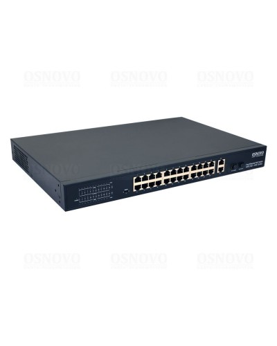 SW-62422(400W). Коммутатор 24-портовый  Fast Ethernet с PoE. OSNOVO в Махачкале