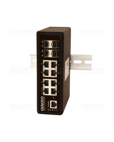 SW-70804/IL. Промышленный коммутатор Gigabit Ethernet на 12 портов. OSNOVO в Махачкале