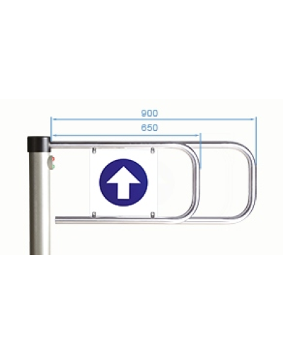 PERCo-ASG-650. Створка для калитки. PERCo в Махачкале