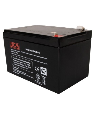 PM-12-12. Аккумулятор герметичный свинцово-кислотный. POWERCOM в Махачкале