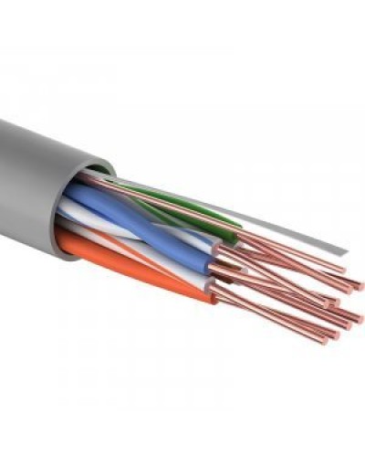 U/UTP Light, CAT 5e, PVC, 4PR, 24AWG, омедненный, серый, 305м, PROconnect (01-0043-2). Кабель «витая пара» (LAN) для структурированных систем связи. PROCONNECT в Махачкале