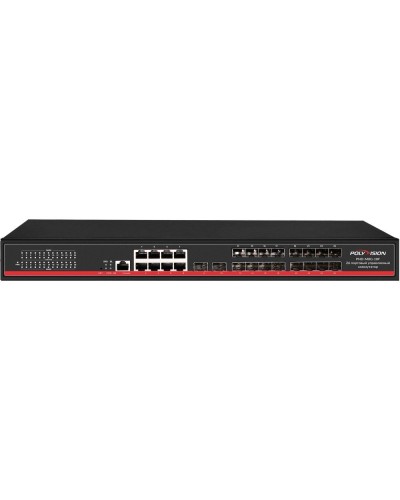 PND-M8G-18F. Коммутатор управляемый оптический 26 портовый. Polyvision в Махачкале