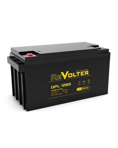 Revolter GPL 1265. Аккумулятор автомобильный герметичный свинцово-кислотный. Revolter в Махачкале