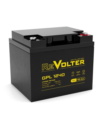 Revolter GPL 1240. Аккумулятор автомобильный герметичный свинцово-кислотный. Revolter в Махачкале