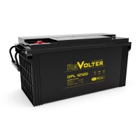 Revolter GPL 12120. Аккумулятор автомобильный герметичный свинцово-кислотный. Revolter