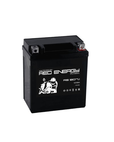 Red Energy RS 1207.1. Аккумулятор герметичный свинцово-кислотный стартерный. Red Energy в Махачкале