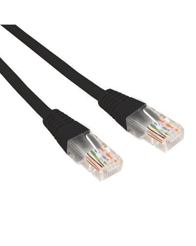Патч-корд U/UTP CAT 6, RJ45-RJ45, 26AWG, LSZH, черный, 0.5м REXANT (02-0292-05). Патч-корд UTP. Rexant в Махачкале