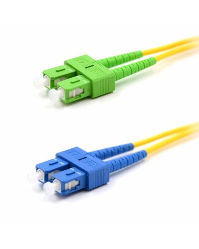 Патч-корд оптический переходной (SM), 9/125 (OS2), SC/APC-SC/UPC, (Duplex), PVC, 2м REXANT (50-2059): Патч-корд оптический в Махачкале