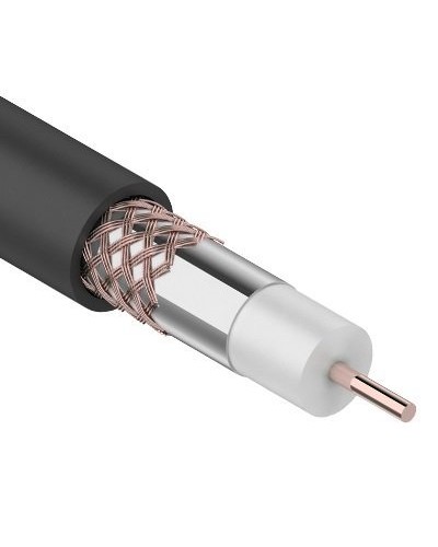 RG-6U+Cu, 75 Ом, Cu/Al/Cu, 64%, 305 м OUTDOOR REXANT (01-2232). Кабель коаксиальный радиочастотный. Rexant в Махачкале