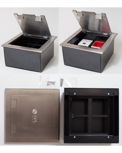 Люк на 4 поста (45х45), из нержавеющей стали, с коробкой, IP40 (300014). Люк. SPL в Махачкале
