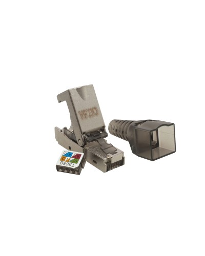 Коннектор 8P8C STP 6A (RJ-45) безынструментальный (10-0240). Разъем RJ-45. SUPRLAN в Махачкале