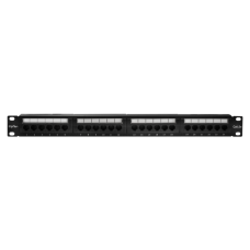 Патч-панель 19", 24хRJ-45, UTP, Cat.5e, 1U (10-0403): Патч-панель 19''
