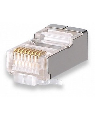 Коннекторы 8P8C FTP Cat.5e 3U (RJ-45) (100шт) (10-0201). Разъем RJ-45. SUPRLAN в Махачкале