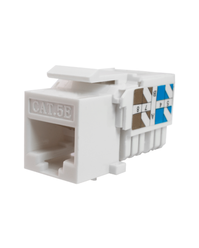 Модуль-вставка Keystone Кат5е, инстр.зад, белый UTP (10-0313): Вставка Keystone Jack RJ-45 в Махачкале