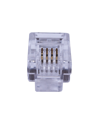 Коннекторы 4P4C (RJ-11) (100шт) (10-0229). Телефонный разъем 4P4C (RJ-11). SUPRLAN в Махачкале