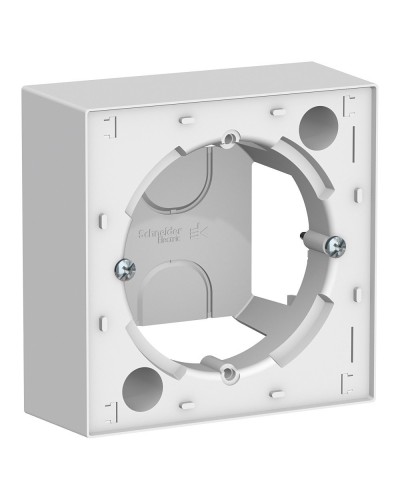AtlasDesign коробка для наружного монтажа, белая (ATN000100). Коробка для наружного монтажа. Systeme Electric в Махачкале