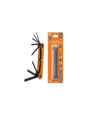 Набор ключей TORX раскладной 8шт.: T9-T40, углеродистая сталь Гранит TDM (SQ1020-0211). Набор ключей. TDM ЕLECTRIC в Махачкале