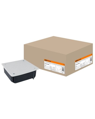 Распаячная коробка СП 115х115х45мм, крышка, метал. лапки, IP20, TDM (SQ1403-0008). Распаячная коробка СП. TDM ЕLECTRIC в Махачкале
