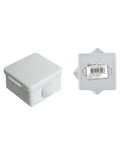 Коробка ОП 65х65х50мм, крышка, IP54, 4вх (SQ1401-0511). Распаячная коробка. TDM ЕLECTRIC в Махачкале