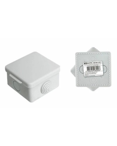 Коробка ОП 65х65х50мм, крышка,  IP54, 4вх. (SQ1401-0111). Распаячная коробка. TDM ЕLECTRIC в Махачкале