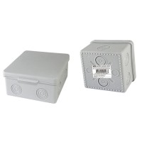 Коробка ОП 80х80х50мм, крышка, IP54, 7вх., без гермовводов (SQ1401-0822). Распаячная коробка. TDM ЕLECTRIC