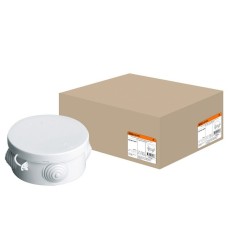 Коробка ОП D85х40мм, крышка, IP54, 4вх. (SQ1401-0502). Распаячная коробка. TDM ЕLECTRIC