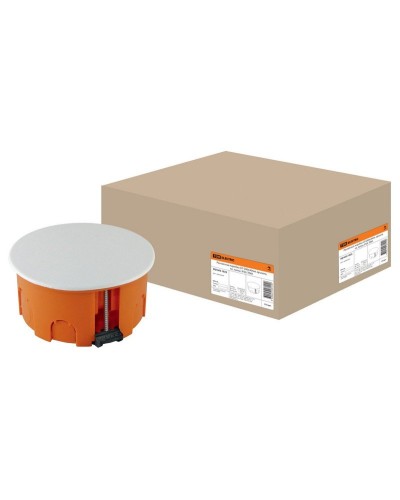 Распаячная коробка СП D80х40мм, крышка, пл. лапки, IP20, TDM (SQ1403-1025). Распаячная коробка СП. TDM ЕLECTRIC в Махачкале
