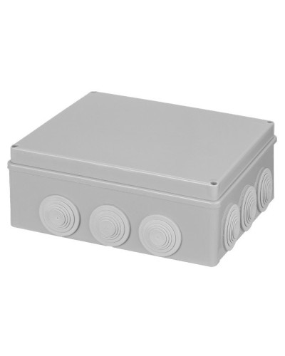Распаячная коробка ОП 240х190х90мм, крышка, IP55, 12 гермовводов TDM (SQ1401-1143). Распаячная коробка ОП. TDM ЕLECTRIC в Махачкале