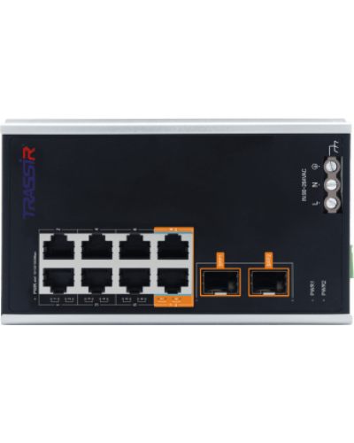 TR-NS15102S-130-8POE. Коммутатор с PoE. Trassir в Махачкале