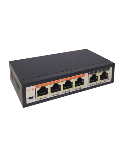 TI-204P, SIP коммутатор. Коммутатор с питанием по PoE. True-IP в Махачкале