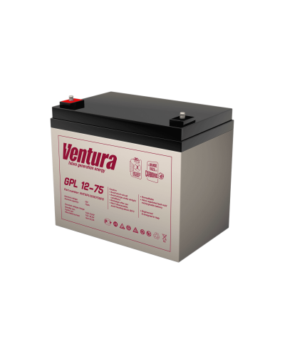 Ventura GPL 12-75. Аккумулятор герметичный свинцово-кислотный. Ventura в Махачкале