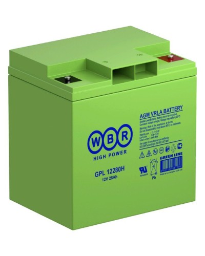 WBR GPL12280H. Аккумулятор герметичный свинцово-кислотный. WBR в Махачкале